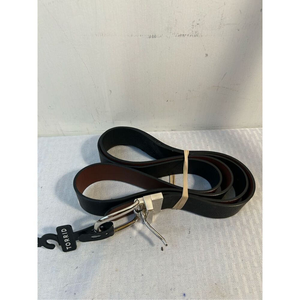 Torrid brown belt silver buckle size 5 plus
